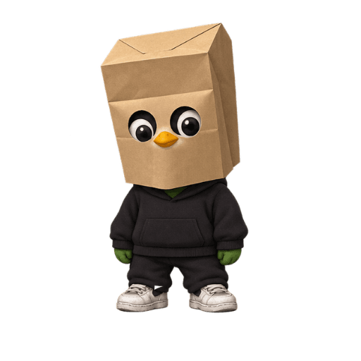 Suspect 5, paper bag over the head